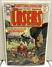 OUR FIGHTING FORCES ft. THE LOSERS #154 JACK KIRBY COVER & ART  1975  NICE COPY picture