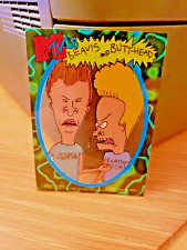 1993 MTV's BEAVIS and BUTTHEAD Clear Cell Acetate PROMO Trading Card MINT picture
