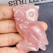 Natural Gemstone Crystal Hand Carved Owl Reiki Healing Gift Decor Art Collection picture