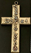Vintage Christian 1961 Jesus Christ Is Lord Cross Medal picture