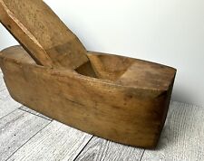 Antique Wood Coffin Plane Hand Tool picture