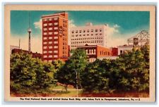 c1940's The First National Bank and US Bank Building, Johnstown PA Postcard picture