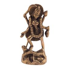 Brass Kali Maa Idol for Home/Office Decor  (Brown, Size: 5.5 cm X 3 cm X 12 cm) picture
