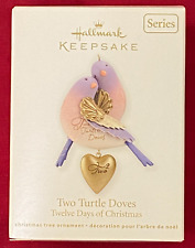 Hallmark Ornament Two Turtle Doves Twelve Days of Christmas 2012 NIB NEW picture