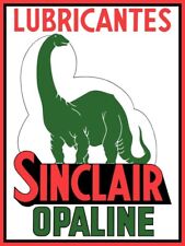 Sinclair Opaline Oil - Lubricants - French NEW METAL SIGN: 9x12