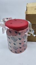 Partylite Strawberry 3 Wick Candle 6x8 Still Wrapped In Original Tissue Paper picture