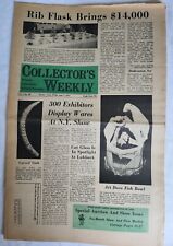 Vintage Collector's Weekly  Newspaper Vol.2 No.89 June 1, 1971 Carved Tu Flask picture