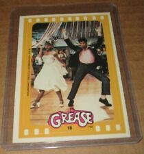 1978 GREASE THE MOVIE SERIES 2 STICKER INSERT CARD #18 picture
