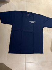 US COAST GUARD  AUXILIARY,tshirt, usa made,  100% cotton,Large, EMBROIDERY picture
