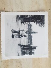 VINTAGE 1950'S PHOTO OF MEXICAN AMERICAN CHICANO CHILD BOY WITH ACME BEER PROMO picture