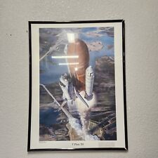 SPACE SHUTTLE T PLUS 30 AND FLYING AGAN Mark Waki 1987 NASA RARE VINTAGE BH picture