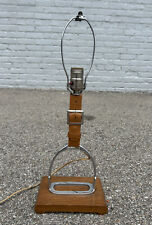 1950s French Equestrian Jacques Adnet Style Lamp picture
