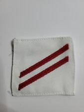New USN US Navy Fireman APPRENTICE E-2 E2 Sleeve Insignia Patch Red & White picture