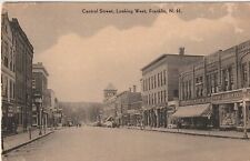 FRANKLIN, N.H. POSTCARD Central Street, Looking West, Woolworth, Newberry Repro picture