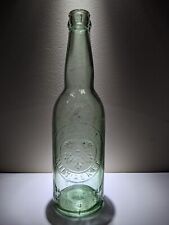 Vintage Embossed Pabst Milwaukee Beer Bottle , Embossed Hops , Abm Crown Top picture