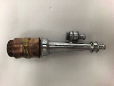 Vintage Chrome Smooth Bore Fire Nozzle w/Spare Tip picture