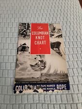 The Columbian Knot Chart Rope Tape Marked Pure Manila Vintage Boy Scout 1940s  picture