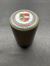 Vintage Steinbock Brass Canister Jar Box Handmade in Austria picture