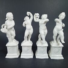 Vintage Hutschenreuther Porcelain Cherub Putti Four Seasons Figurine Set 5.5