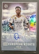 Vini Jr Auto Topps European Nights 2024 UCC Flagship Real Madrid picture