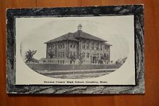 Dawson County High School, Glendive MT MONTANA postcard p/u 1914 picture