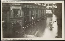 Great New England Hurricane 1938 Postcard Eddy Street Providence Rhode Island picture
