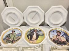Lot of 3 John Wayne Collector's Plates Porcelain Limited Edition With Hangers picture