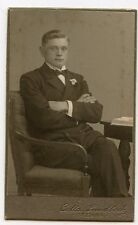 CDV Photo -  Nice Looking Young Man - Seated - Arms Crossed - Grenna picture