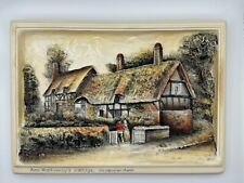 Vintage Bossons Ann Hathaways Cottage 3D Wall Hanging Hand Painted Ivorex UK picture