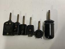 Lot of 6 Antique headphone switch plug PACENT , RCA , GE , 4 WAY , WESTON ,BMS picture