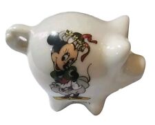 Vtg Miniature Reutter Porzellan  Germany Mini Disney Minnie Mouse Porcelain Pig picture