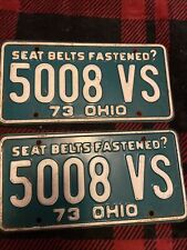 1973 Ohio license plate picture
