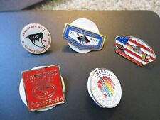 Lot of 5 boy scout BSA hat pins #250 picture