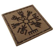 IR viking vegvisir norse coyote brown tan arid morale tactical 2x2 hook patch picture