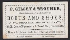 RARE 2 Advertising Business Trade Cards Cincinnati OH 1850s- Steamer Mollie Nort picture
