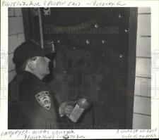 1990 Press Photo Police Officer Michael Gallagher at Roxbury Avenue shooting picture