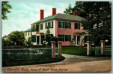 House of Ralph Waldo Emerson Concord Massachusetts MA UNP UDB Postcard G1 picture