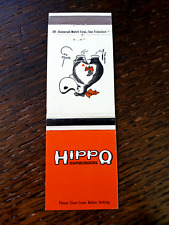 Vintage Matchbook: Hippo Hamburgers, San Francisco, CA picture