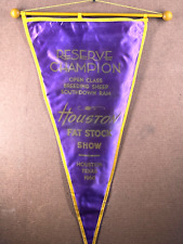 Vintage 1960 Stock Show Houston Fat Stock Show Banner picture
