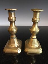 A Pair Of Two 18th/19th Century Brass Candlesticks picture