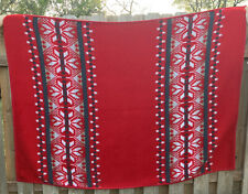 Vtg Cannon Ibena Throw Blanket Aztec Southwest Western Reversible Acrylic 54x 77 picture