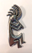 Alvin Thompson Navajo Kokopelli Sterling Silver Pendant Pin Brooch # J099680 (?) picture