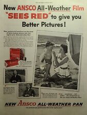 Vintage Print Ad 1955 Ansco All-Weather Panchromatic Black and White Film picture