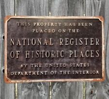National Register of Historic Places Replica Tin Sign 8” x 11.75”, New picture