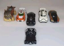 Hotwheels Star Wars Diecast Chewbacca,R2,Vader,Finn,Luke,BB-9E,Trooper Lot of 6 picture