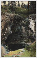 The Devil's Well Stevens County Washington WA C1910 Antique Man w Gun  Postcard picture