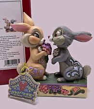 Jim Shore Disney Traditions Bambi Thumper & Blossom Bunny  Bouquet Figurine NEW picture