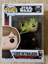 Mark Hamill Signed FunkoPop Star Wars Luke Skywalker #605 w/ COA & Protector picture