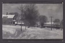 Pollack Mill & Eaton's Ice House Mansfield RPPC postcard #15 Winter Scene picture