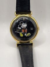 Vintage Mickey Mouse Womens Watch Pulsar 13z Disney Leather Band (not tested) picture